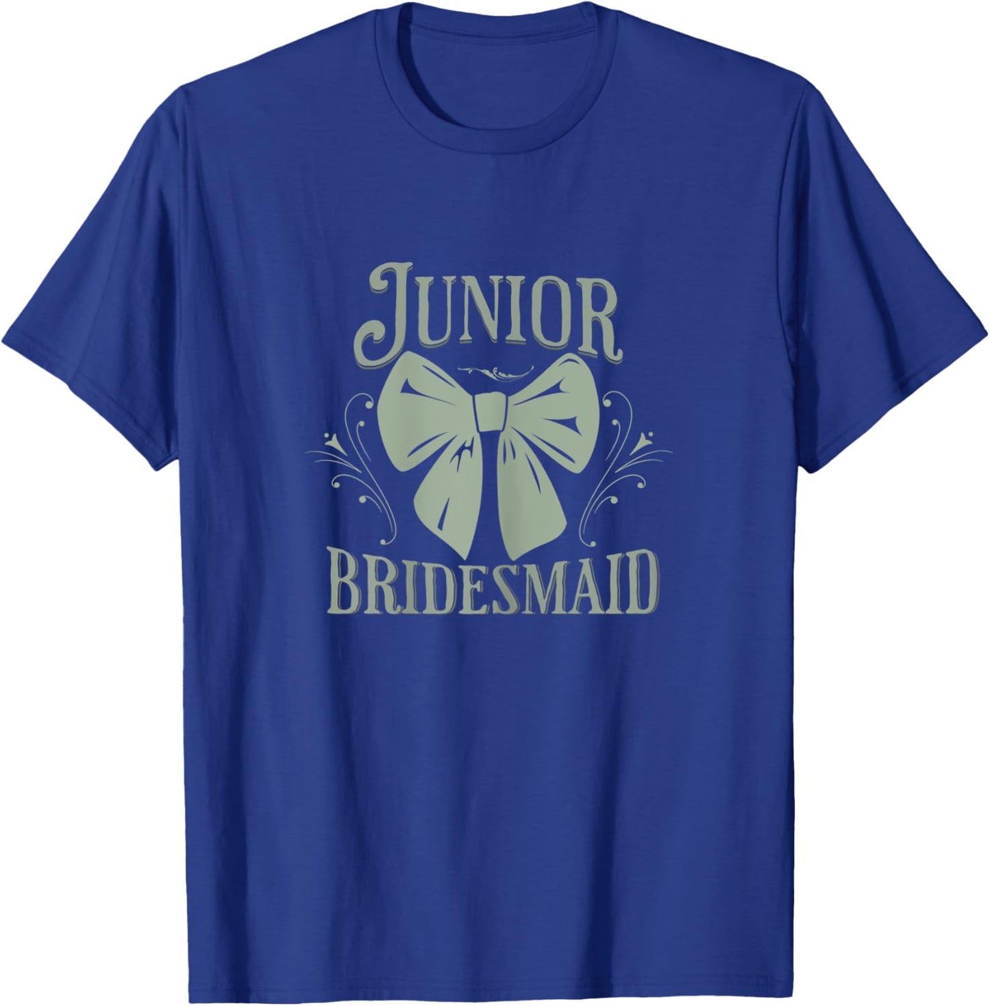 Vintage Junior Bridesmaid Wedding Bridal Party Jr Bridesmaid T-Shirt - T-Shirt | Royal