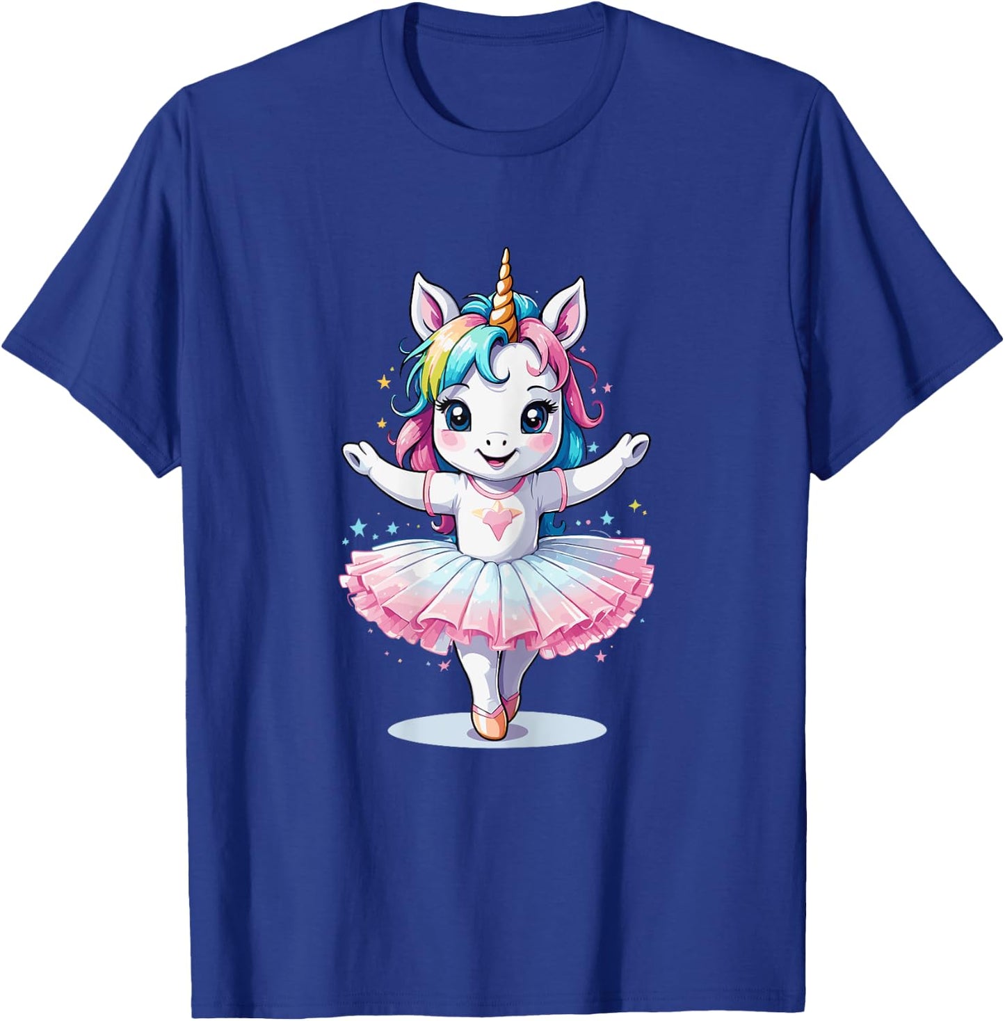 Cute Unique & Modern Unicorn Ballet & Ballerina T-Shirt - T-Shirt | Royal