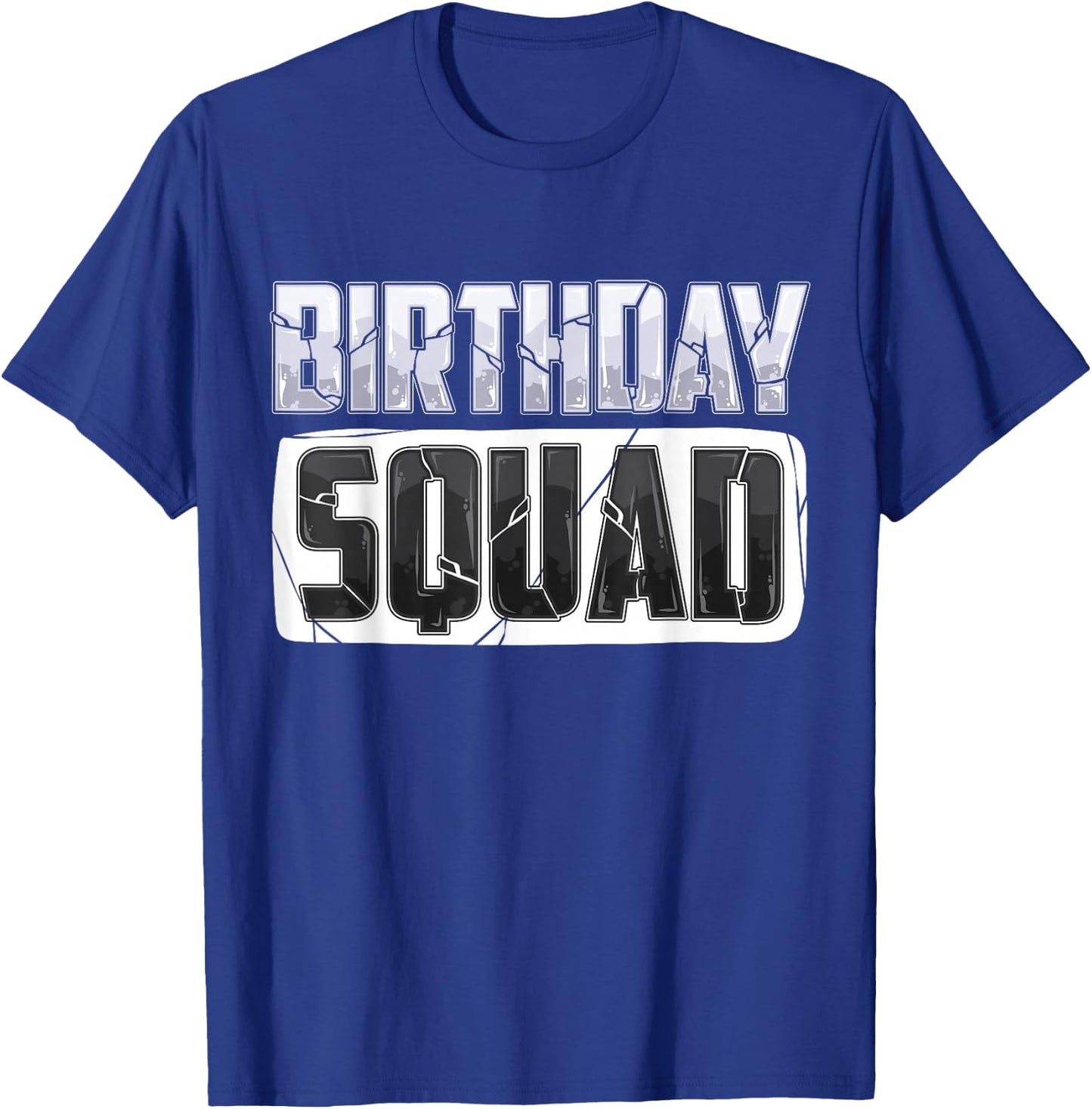 Party Birthday shirt for Boys Men Birthday Squad T-Shirt - T-Shirt | Royal