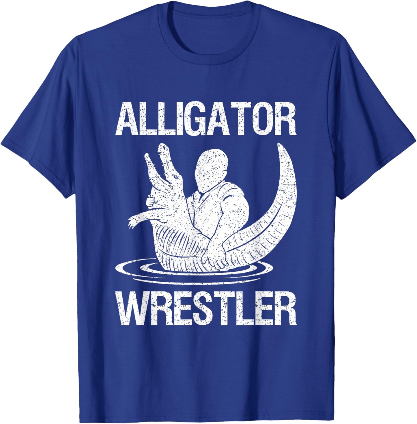 Gator Wrestling Gator Grappling Native Alligator Wrestler T-Shirt - T-Shirt | Royal