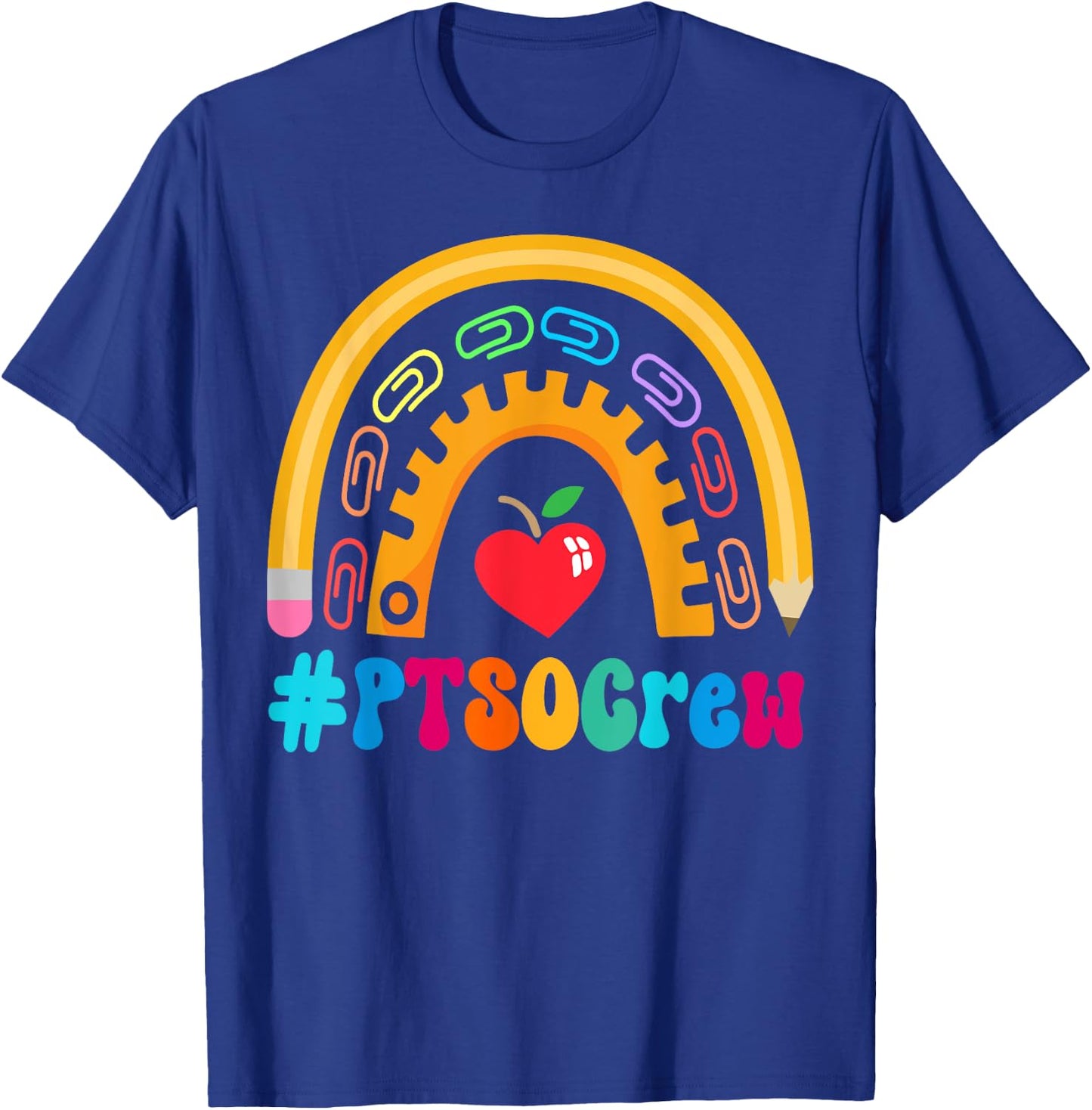 PTSO Crew Appreciation Week Back to School T-Shirt - T-Shirt | Royal