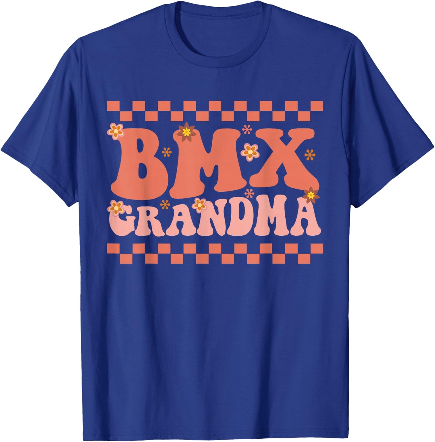 BMX Grandma Bike Bicycle Stunt Racing Cyclist Nana Gift T-Shirt - T-Shirt | Royal