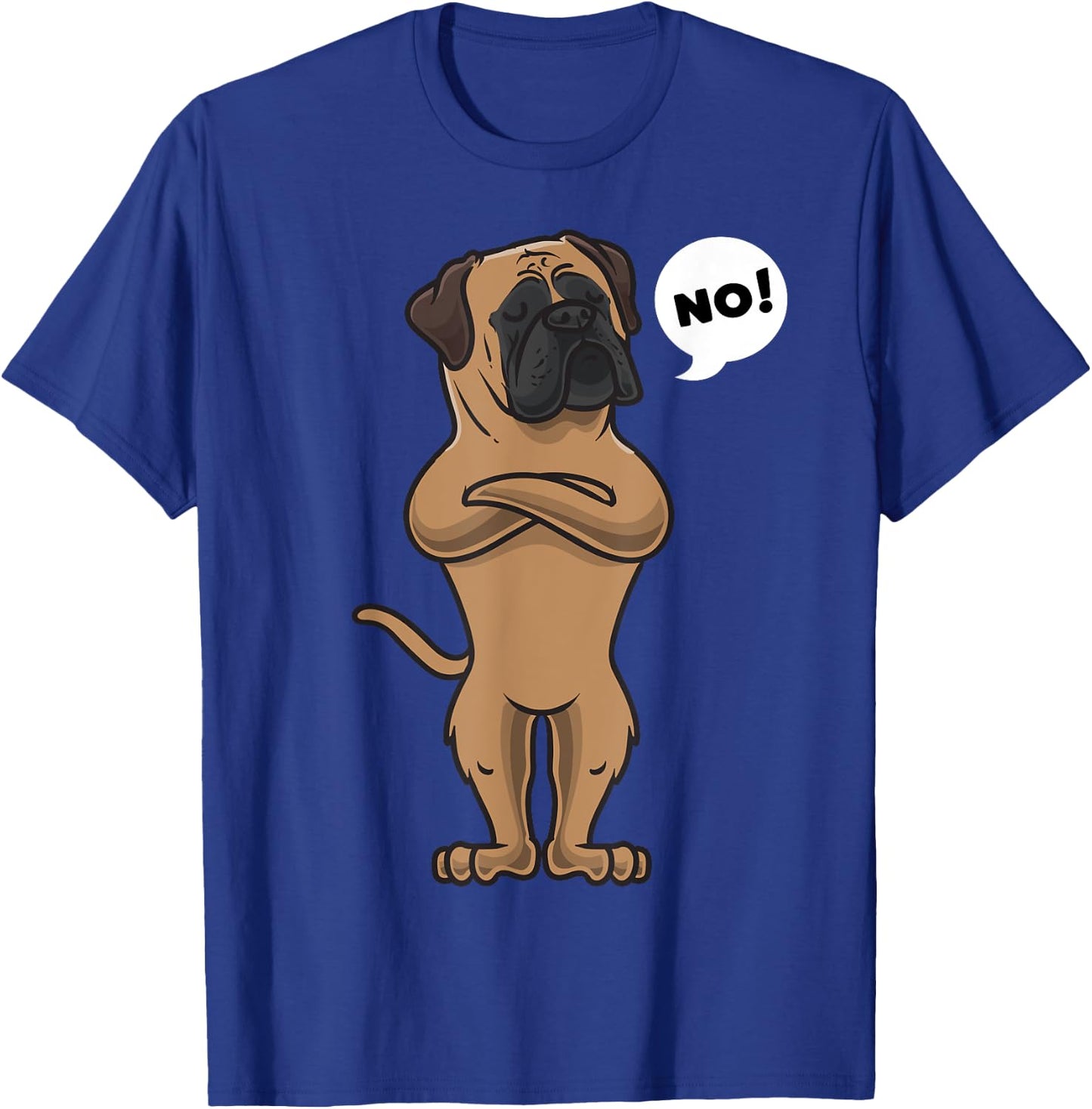 Stubborn Bullmastiff Dog Women Girls Kids T-Shirt - T-Shirt | Royal