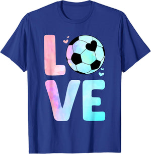 Cool Soccer Art Girls Toddler Themed Soccer Player T-Shirt - T-Shirt | Royal