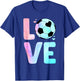 Cool Soccer Art Girls Toddler Themed Soccer Player T-Shirt - T-Shirt | Royal