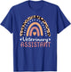 Veterinary Assistant Vet Tech Rainbow Vet Veterinarian Women T-Shirt - T-Shirt | Royal