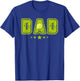 Vintage DAD Tennis Costume Dad Lover Player Father's Day T-Shirt - T-Shirt | Royal