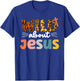 Cute Wild About Jesus Leopard Christ and Christianity T-Shirt - T-Shirt | Royal