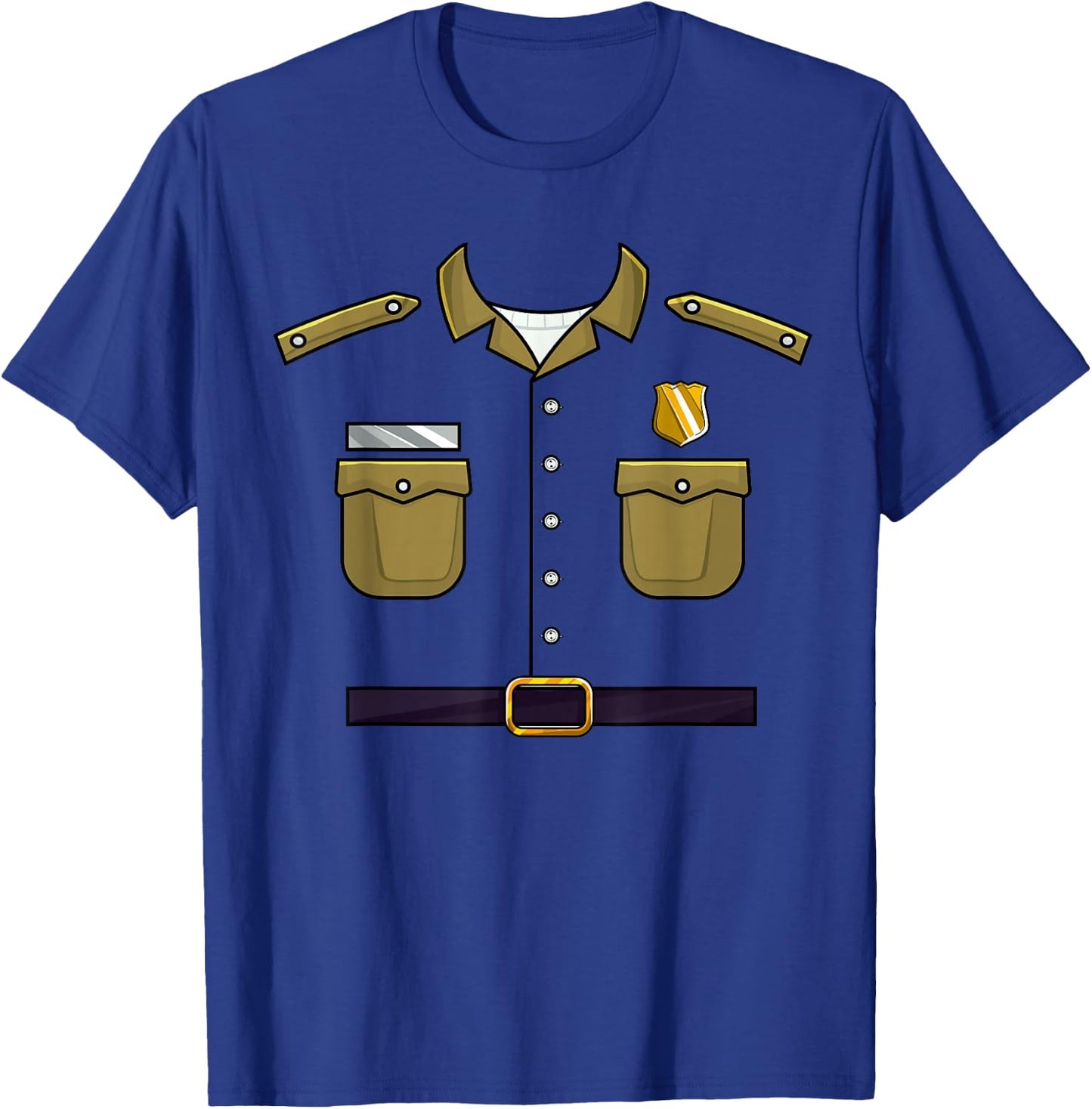 Forest Park Ranger Easy Lazy Funny Halloween Costume Cosplay T-Shirt - T-Shirt | Royal