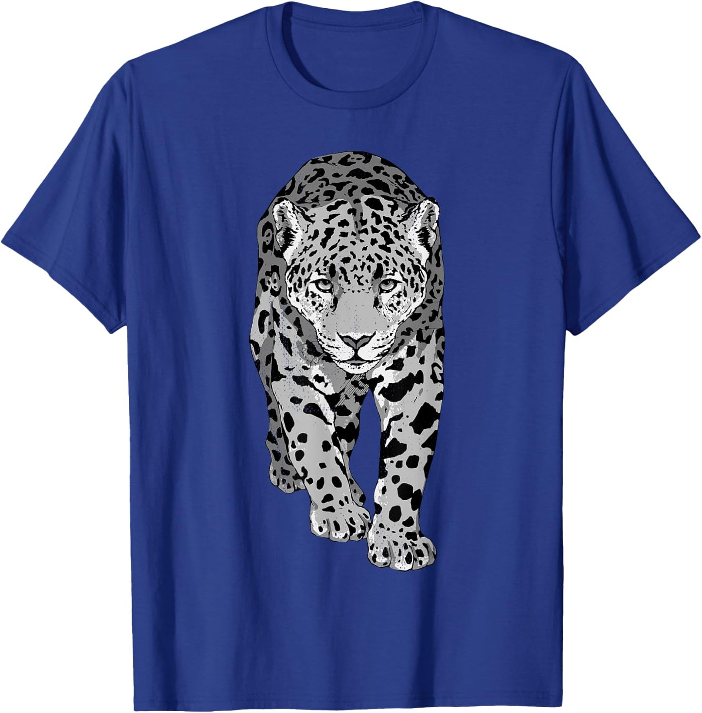 Cool Jaguar with powerful look with his beautiful eyes. T-Shirt - T-Shirt | Royal