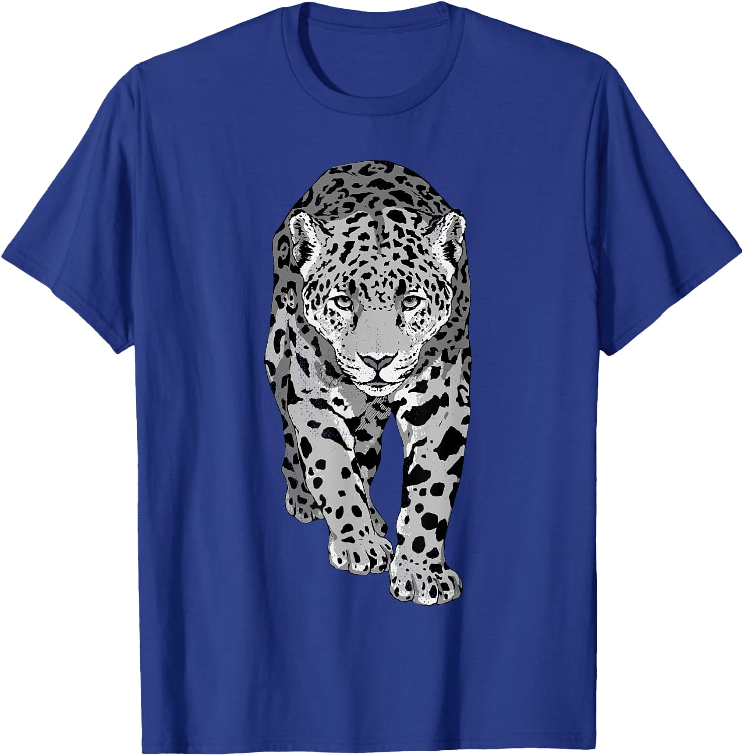 Cool Jaguar with powerful look with his beautiful eyes. T-Shirt - T-Shirt | Royal