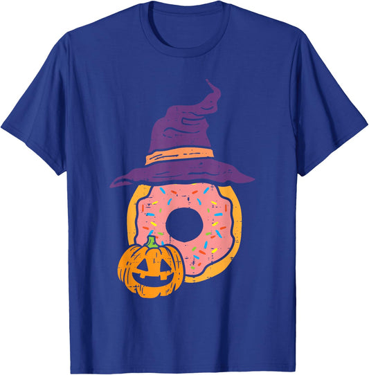 Halloween Donut Cute Food Costume Pastry Chef Men Women Kids T-Shirt - T-Shirt | Royal