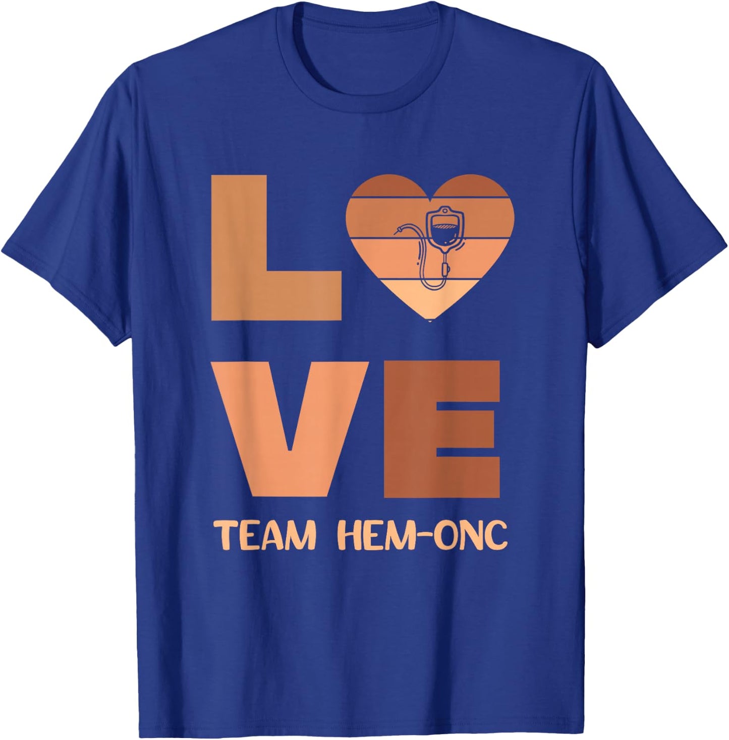 Hematology Oncology Team Black History Nurse Cancer Tech CNA T-Shirt - T-Shirt | Royal