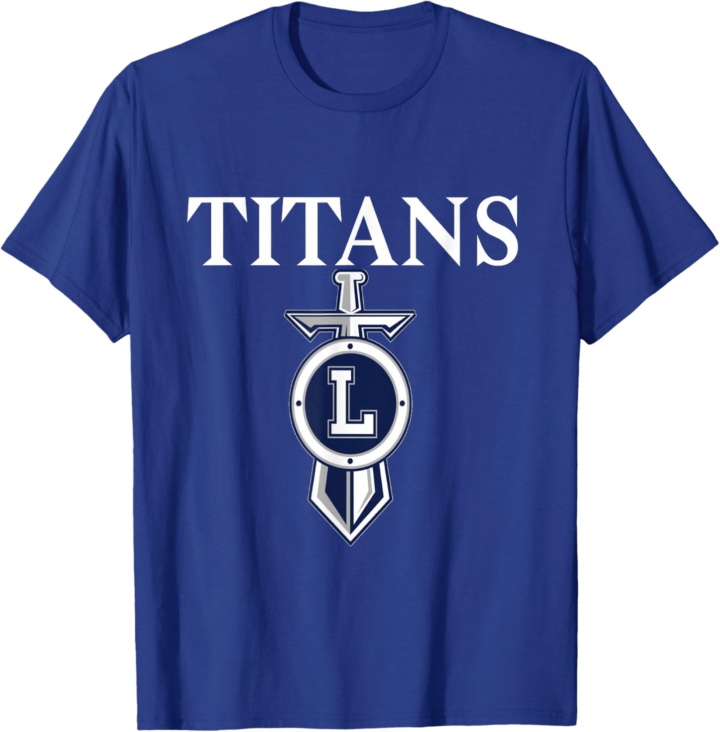 Titans Sports, Football, Baseball, Basketball. T sword T-Shirt - T-Shirt | Royal