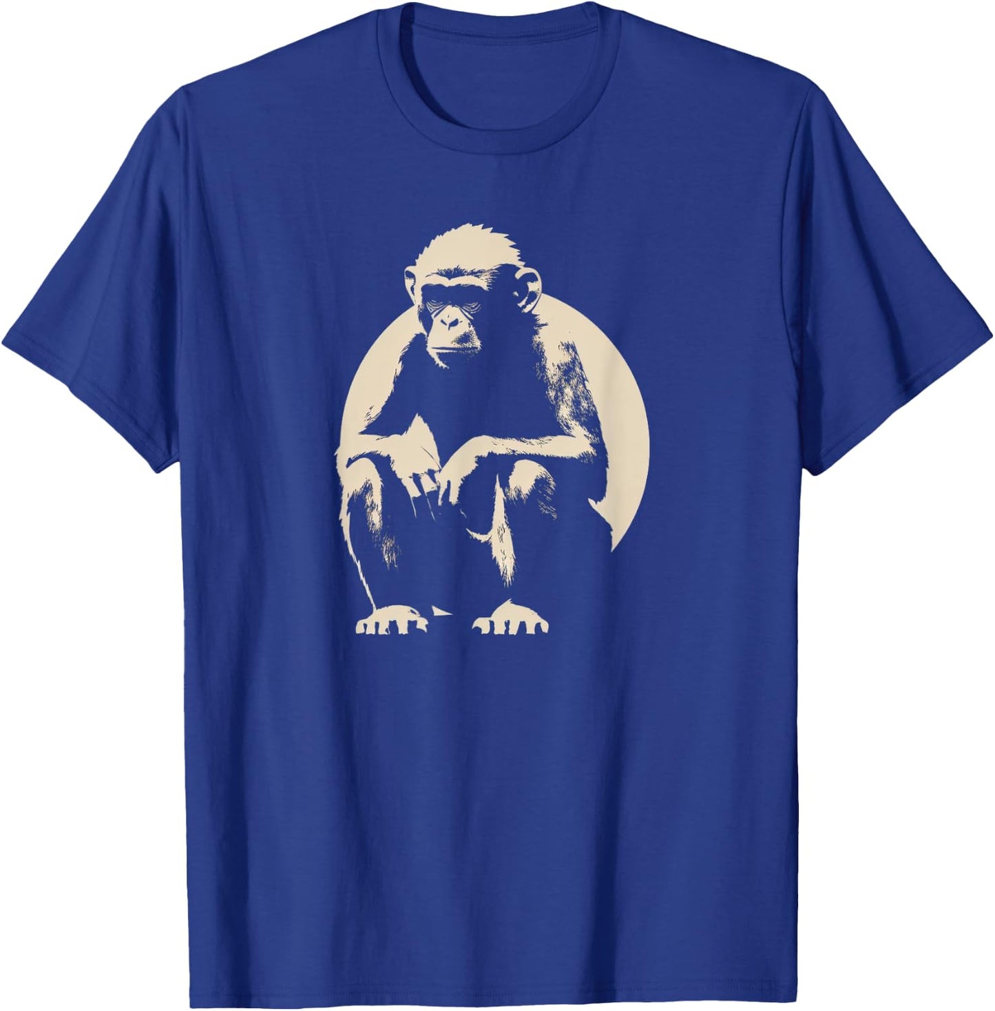 Funny Monkey with sunglasses cool Graffiti Urban art street T-Shirt - T-Shirt | Royal