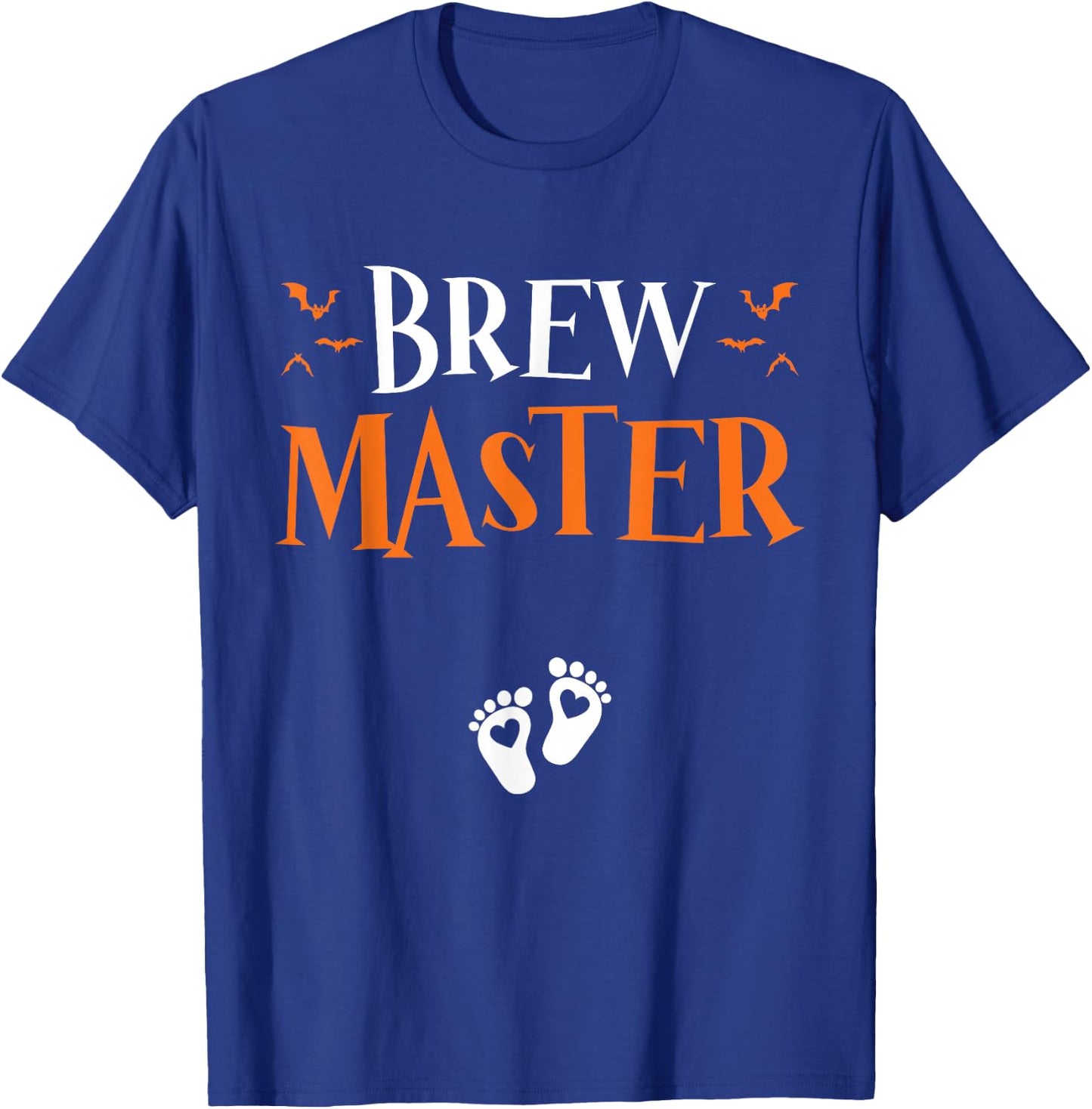Brew Master something Good is Brewing Halloween Pregnancy T-Shirt - T-Shirt | Royal