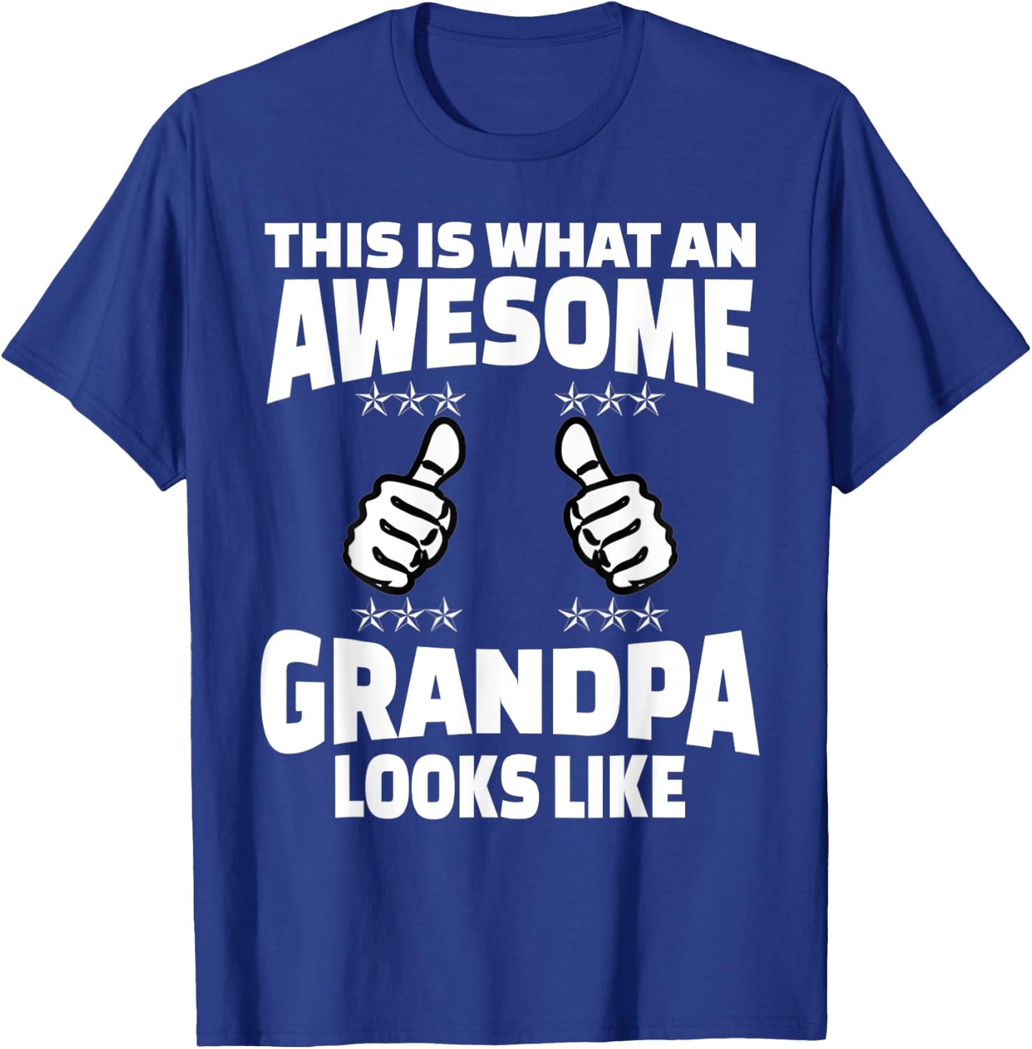 Funny Grandpa Shirts for First Time Grandparents T-Shirt - T-Shirt | Royal