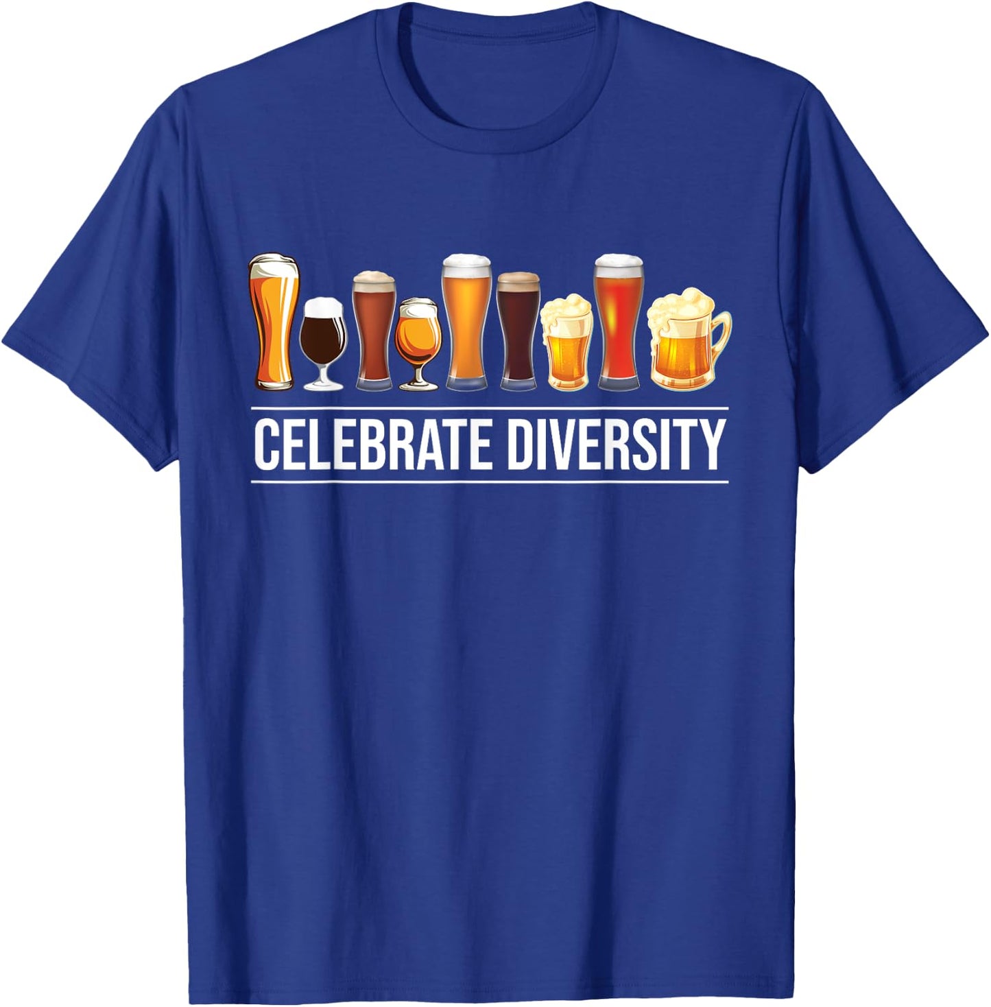 Celebrate Diversity Craft Beer T-Shirt - T-Shirt | Royal