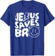 Jesus Saves Bro Kids Religious T-Shirt - T-Shirt | Royal