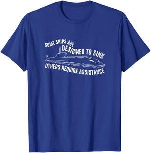 Submariner Quote Submersible Nuclear-Powered Submarine T-Shirt - T-Shirt | Royal