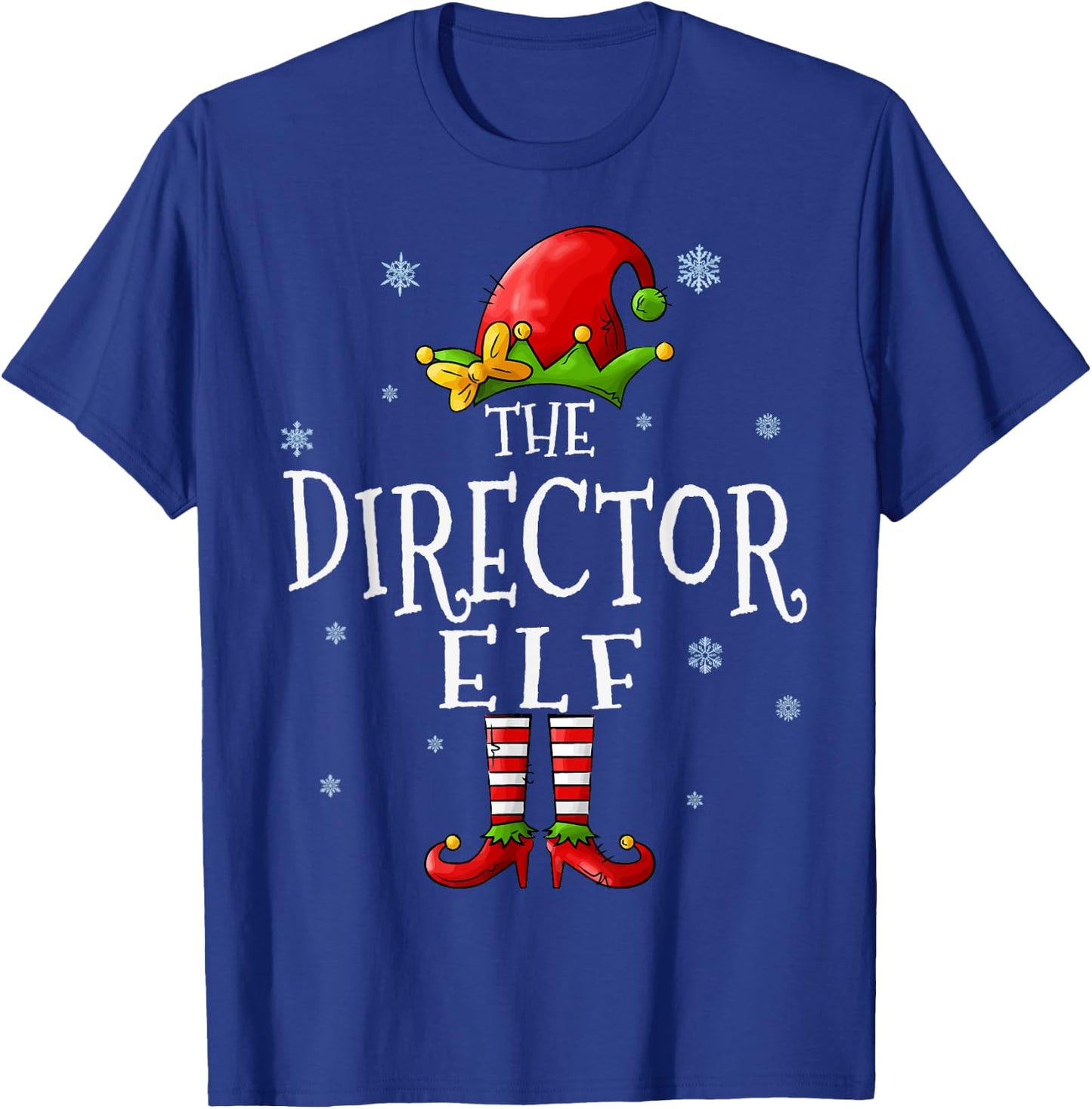 The Director Elf Squad Funny Xmas Groupe Matching Christmas T-Shirt - T-Shirt | Royal