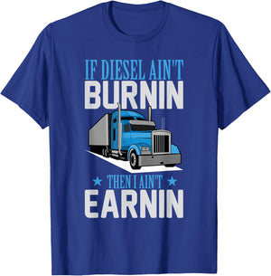 Truck Driver Funny Trucker Semi-Trailer Truck T-Shirt - T-Shirt | Royal