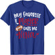 My Favorite Football Player Calls Me Nina Football Nina T-Shirt - T-Shirt | Royal