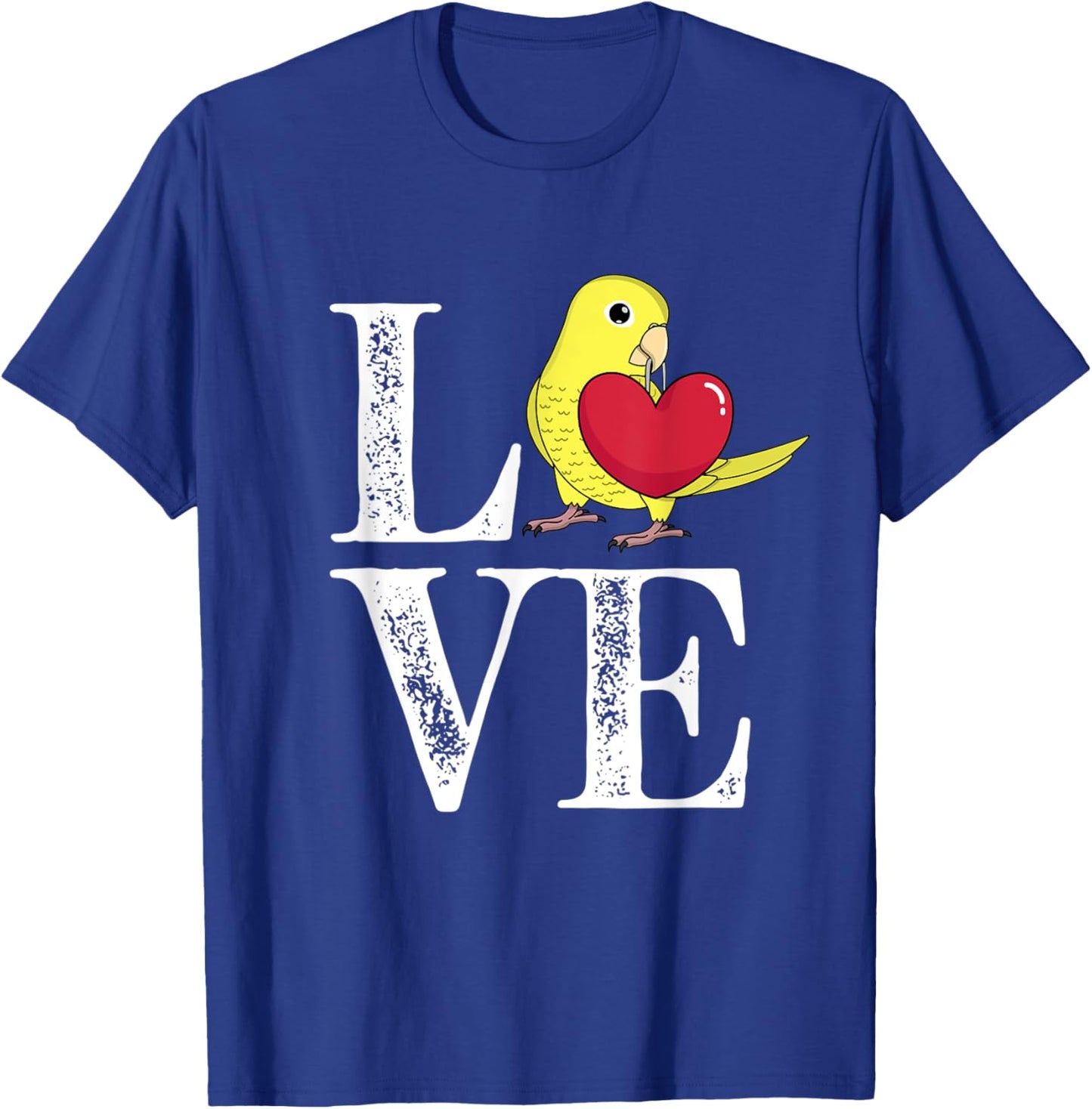 Love Parrot I Yellow Parrotlet T-Shirt - T-Shirt | Royal