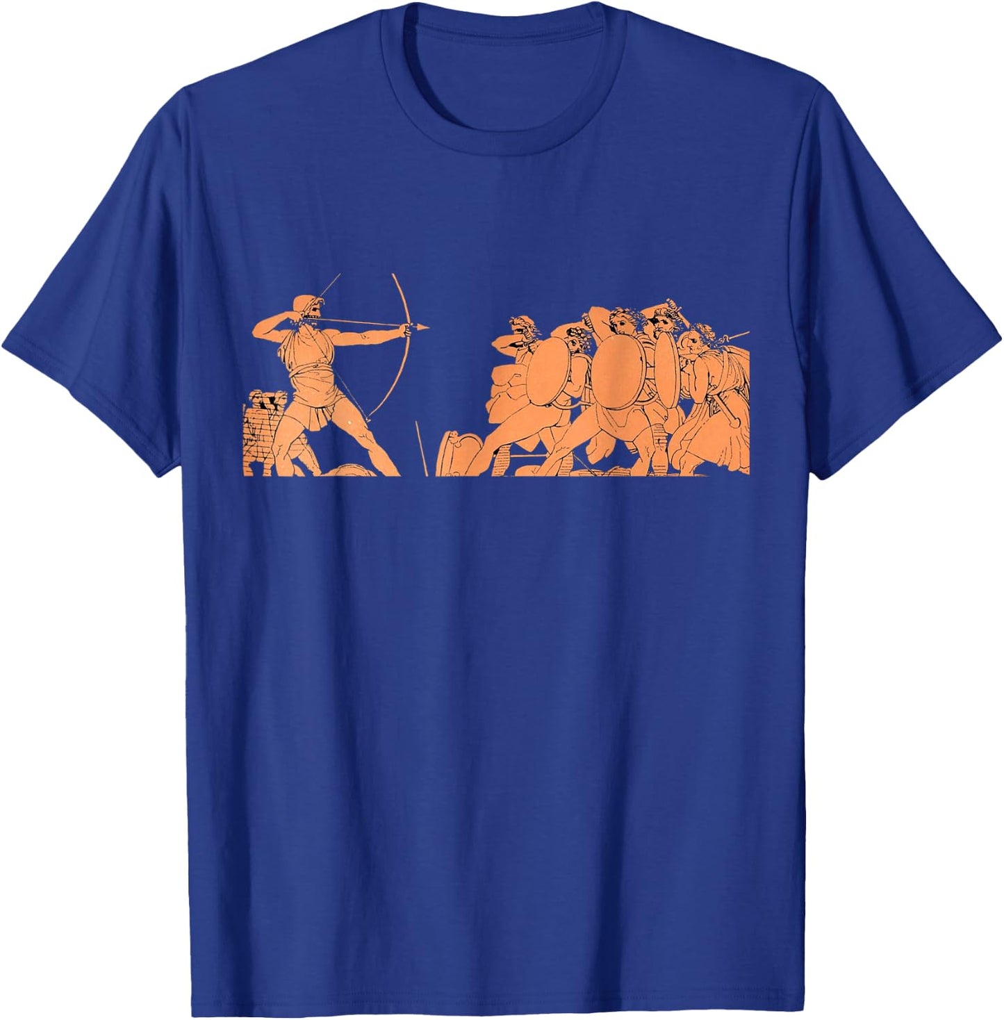 The Odyssey Homer Odysseus Shoots the Arrow T-Shirt - T-Shirt | Royal