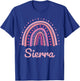 Sierra Name Personalized Funny Women Pink Rainbow Sierra T-Shirt - T-Shirt | Royal
