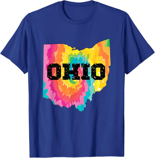 Ohio The State Shirts State Ohio Flag Ohioan T-Shirt - T-Shirt | Royal