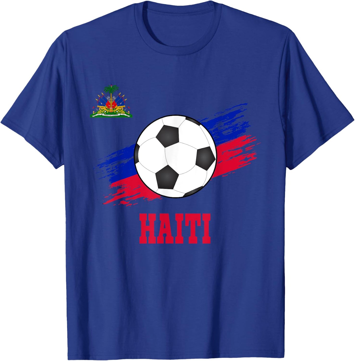 Haiti Soccer Haitian Football Haiti Futbol T-Shirt - T-Shirt | Royal