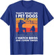 That's What I Do I Pet Dogs I Watch Birds & I Know Things T-Shirt - T-Shirt | Royal