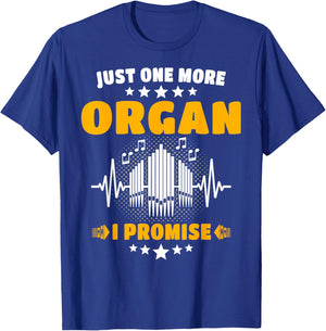Organ Player Instrument Pipe Organist T-Shirt - T-Shirt | Royal