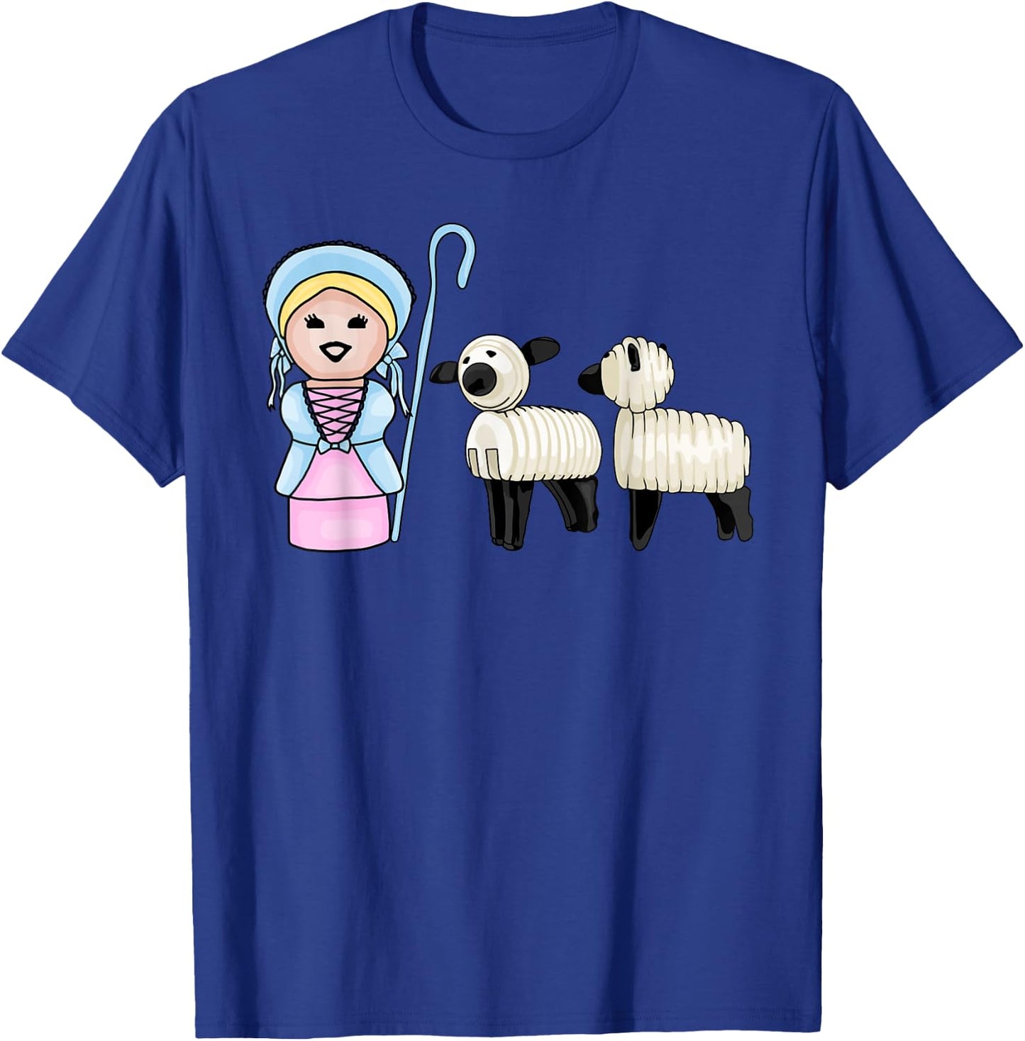 Little Bo Peep and Her Little Sheep T-Shirt - T-Shirt | Royal