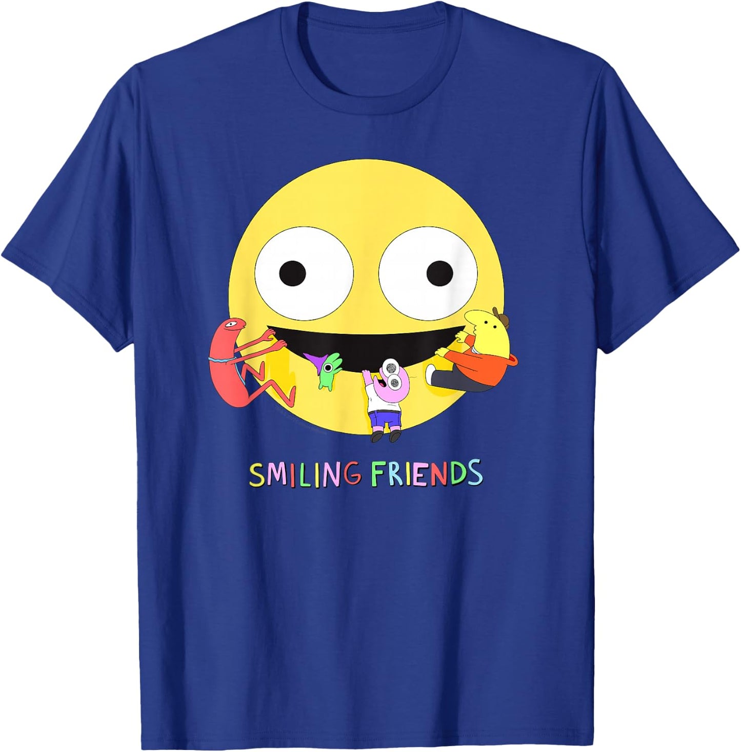 Smiling Friends T-Shirt - T-Shirt | Royal