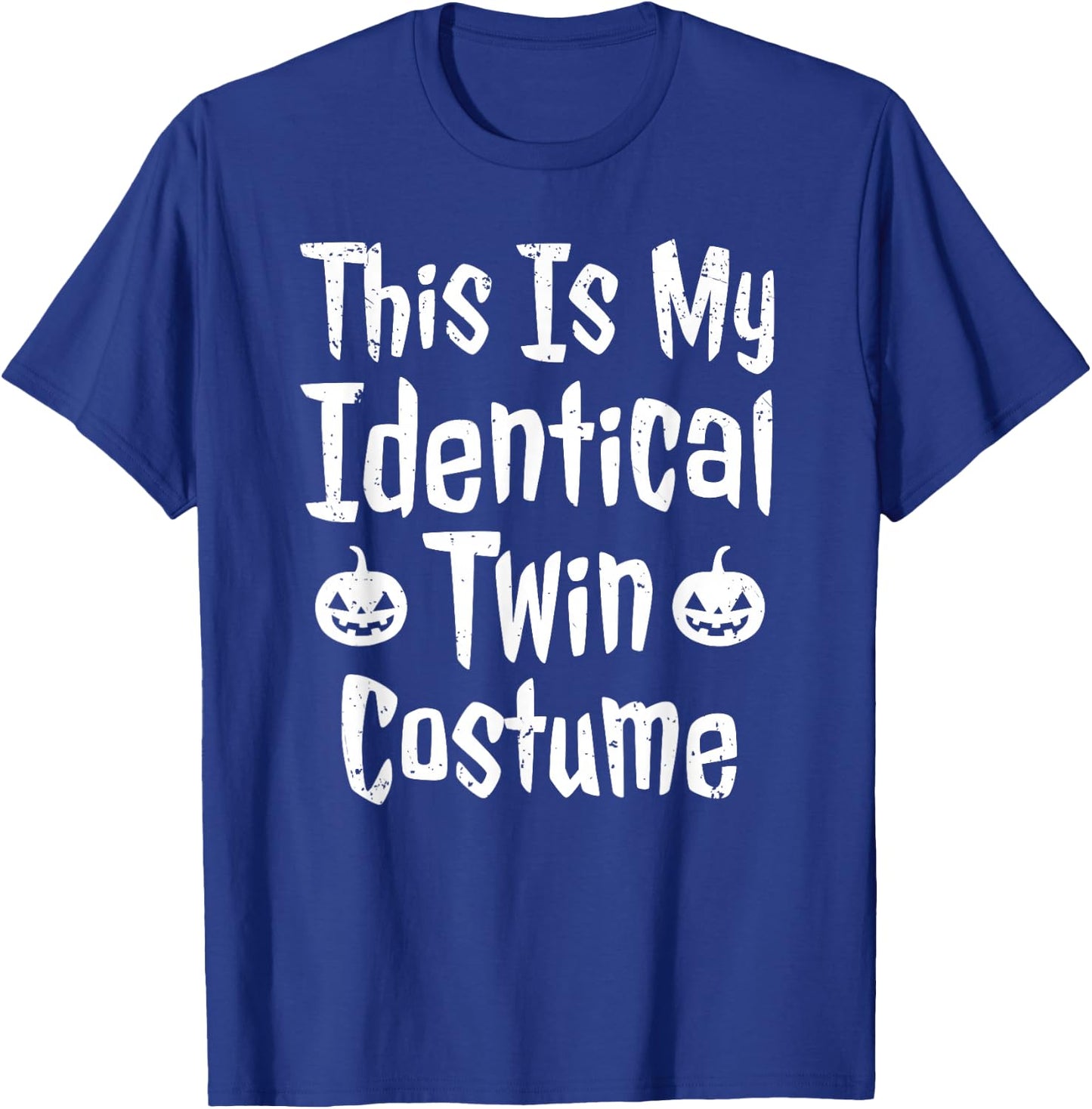 This Is My Identical Twin Costume Funny Halloween Twin T-Shirt - T-Shirt | Royal