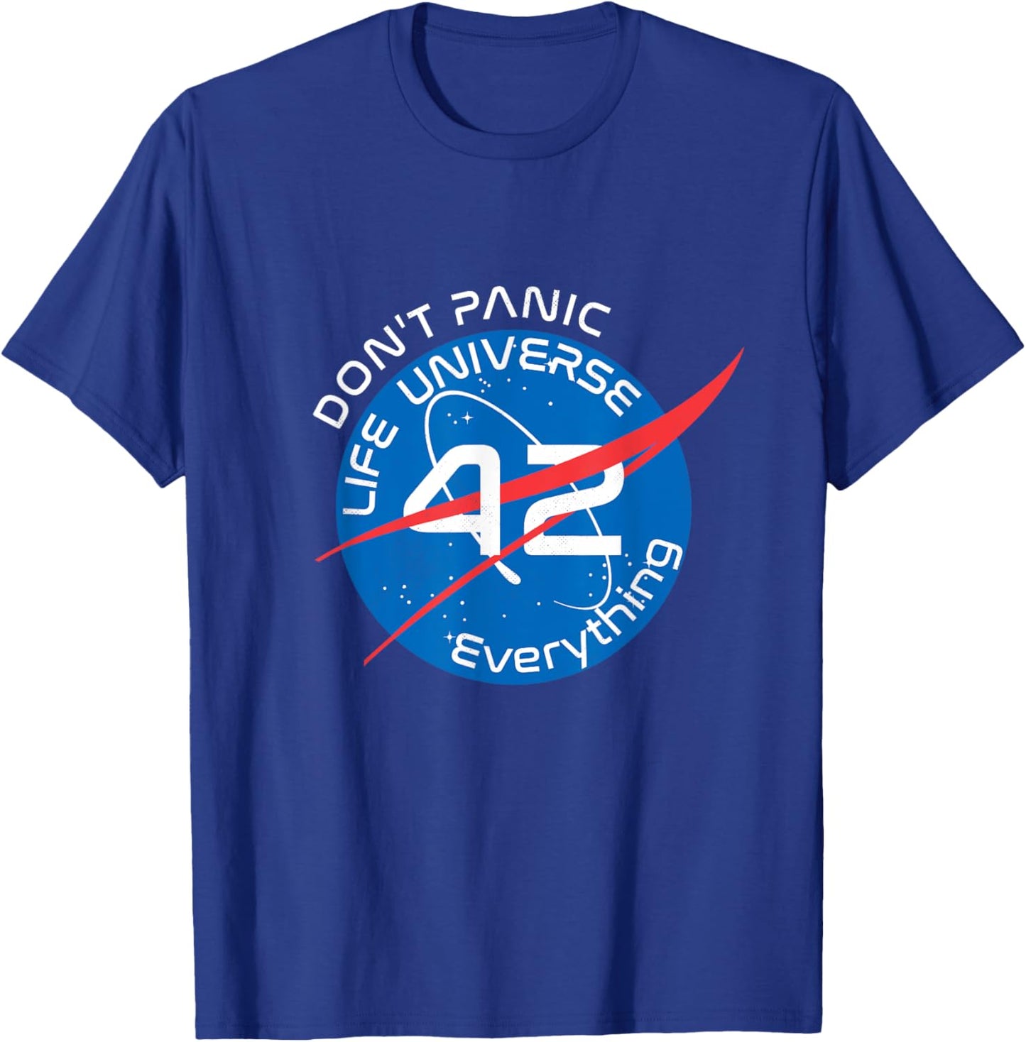 The 42 Answer to Life The Universe and Everything T-Shirt - T-Shirt | Royal