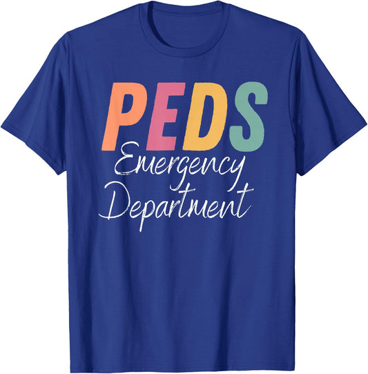 PEDS Emergency Department Happy Nurse Week 2023 Pediatric T-Shirt - T-Shirt | Royal