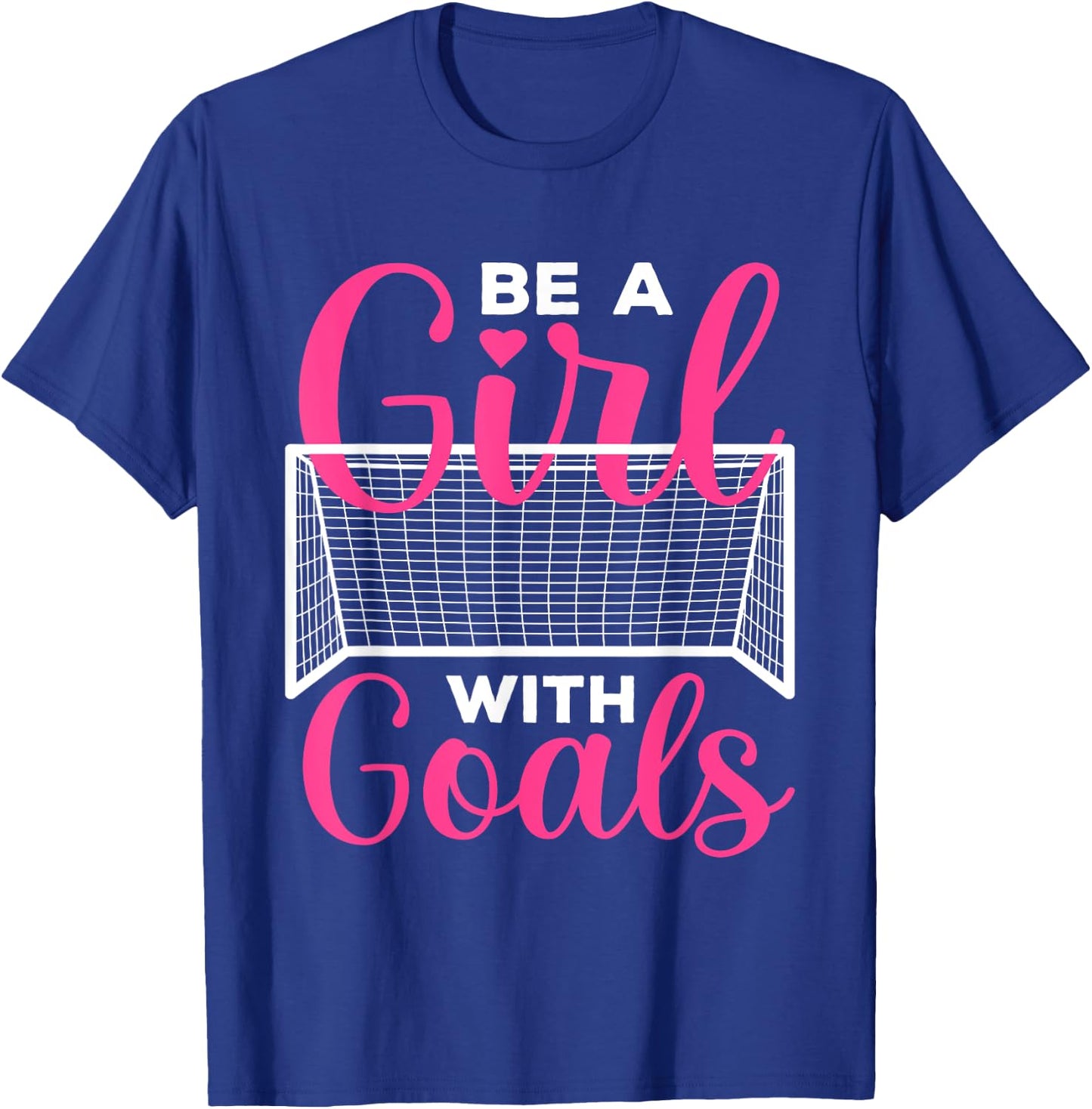 Funny Soccer Art For Girls Teens Women Soccer Lovers Players T-Shirt - T-Shirt | Royal