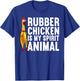 Funny Rubber Chicken Women Kids Rubber Chicken Lover T-Shirt - T-Shirt | Royal