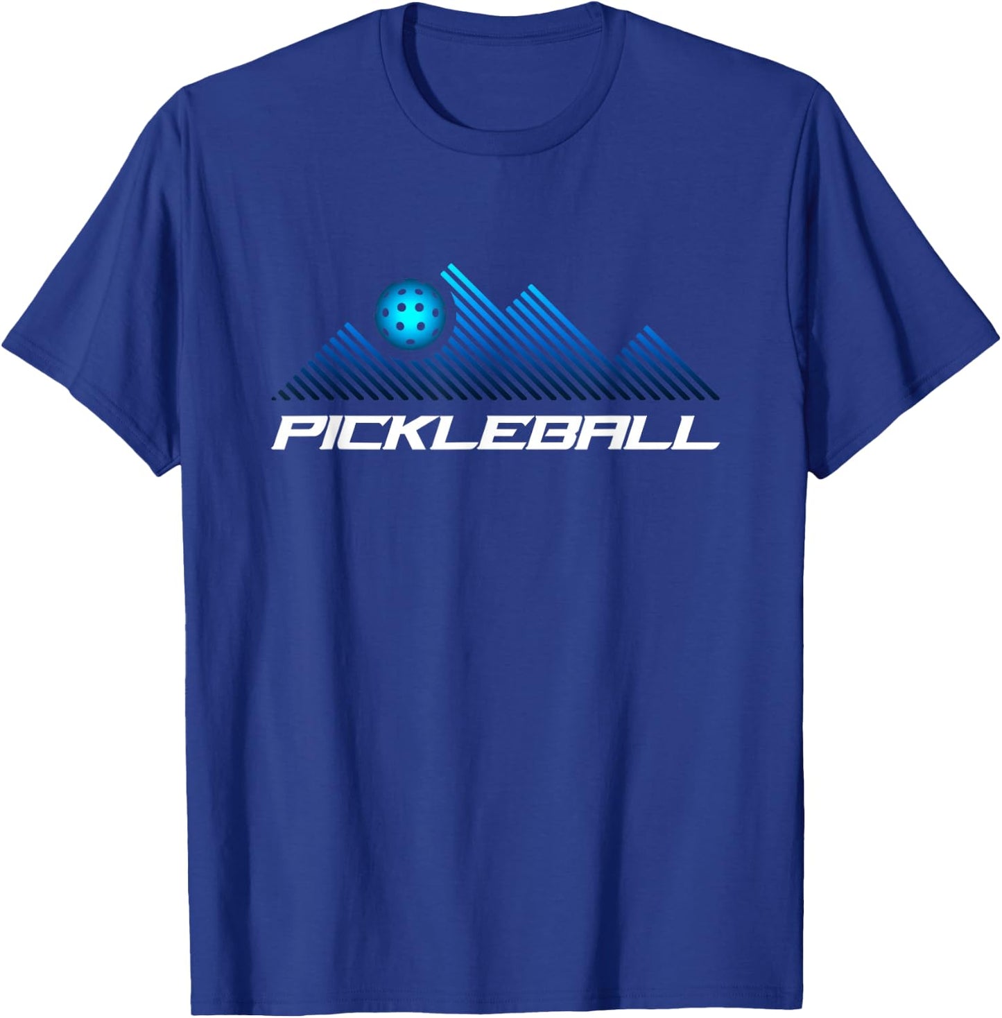 Pickleball - Professional - Simple - Pickleball T-Shirt - T-Shirt | Royal