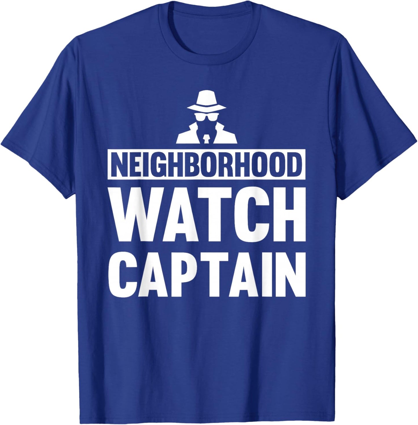 Neighborhood Watch Captain Uniform T-Shirt - T-Shirt | Royal