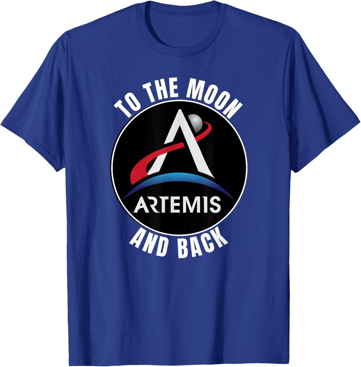 Artemis Space Program - To The Moon and Back Commemorative T-Shirt - T-Shirt | Royal
