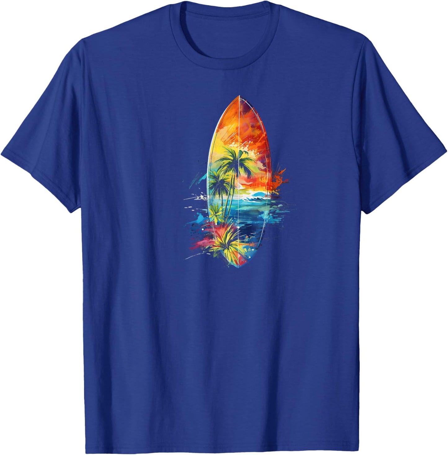 Surfing Surfboard Surfboarder Surfer T-Shirt - T-Shirt | Royal