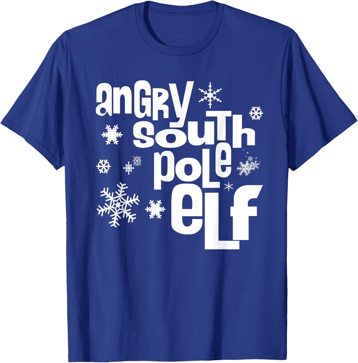 Angry South Pole Elf T-Shirt - T-Shirt | Royal