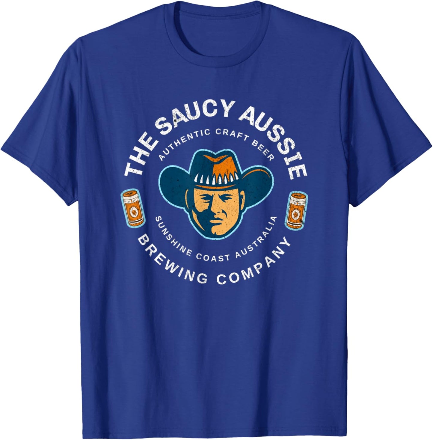 The Saucy Aussie Craft Beer Sunshine Coast Australia Beer T-Shirt - T-Shirt | Royal