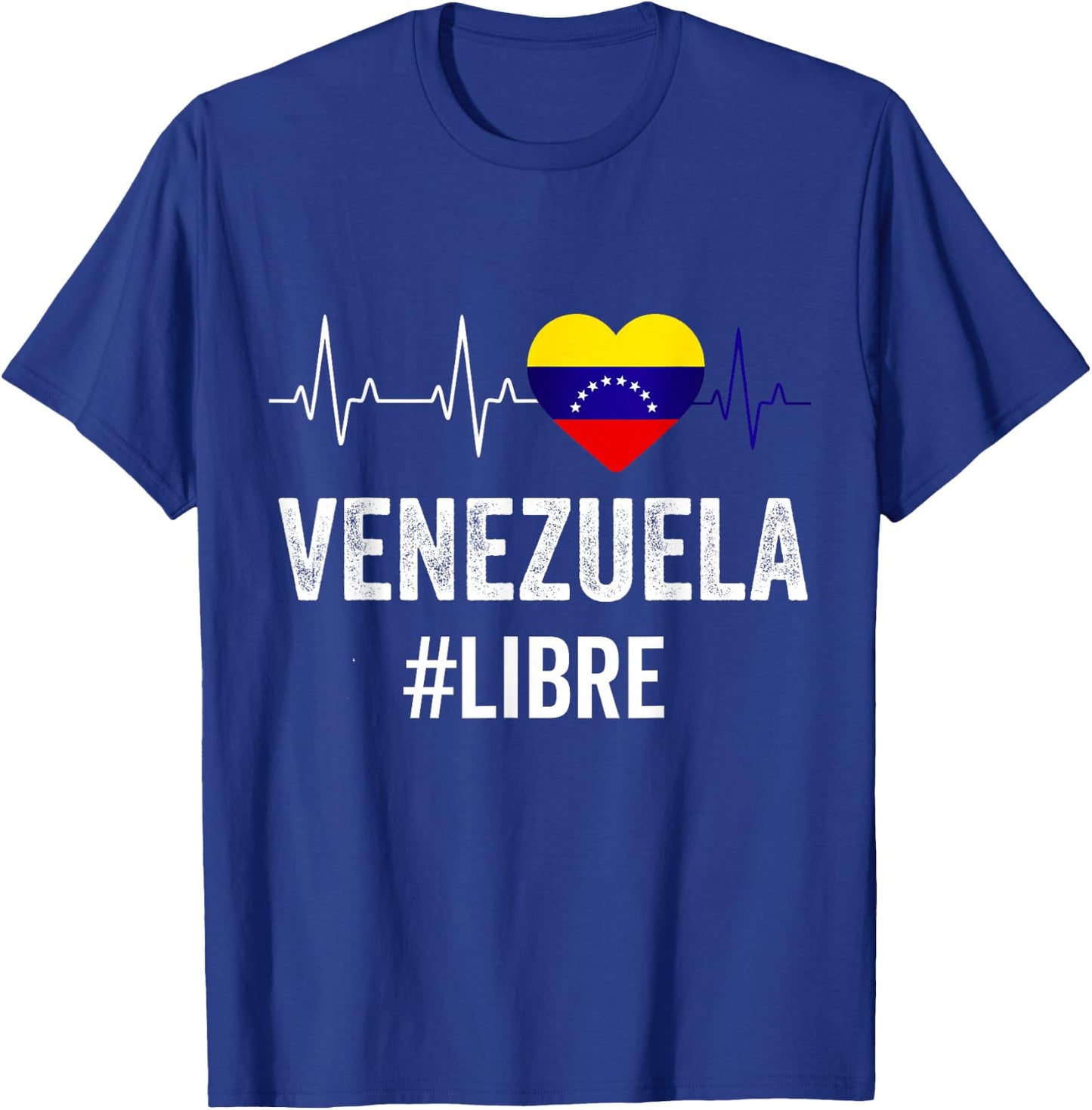 Venezuela Libre Flag Pride Bandera Venezolana Camiseta Root T-Shirt - T-Shirt | Royal