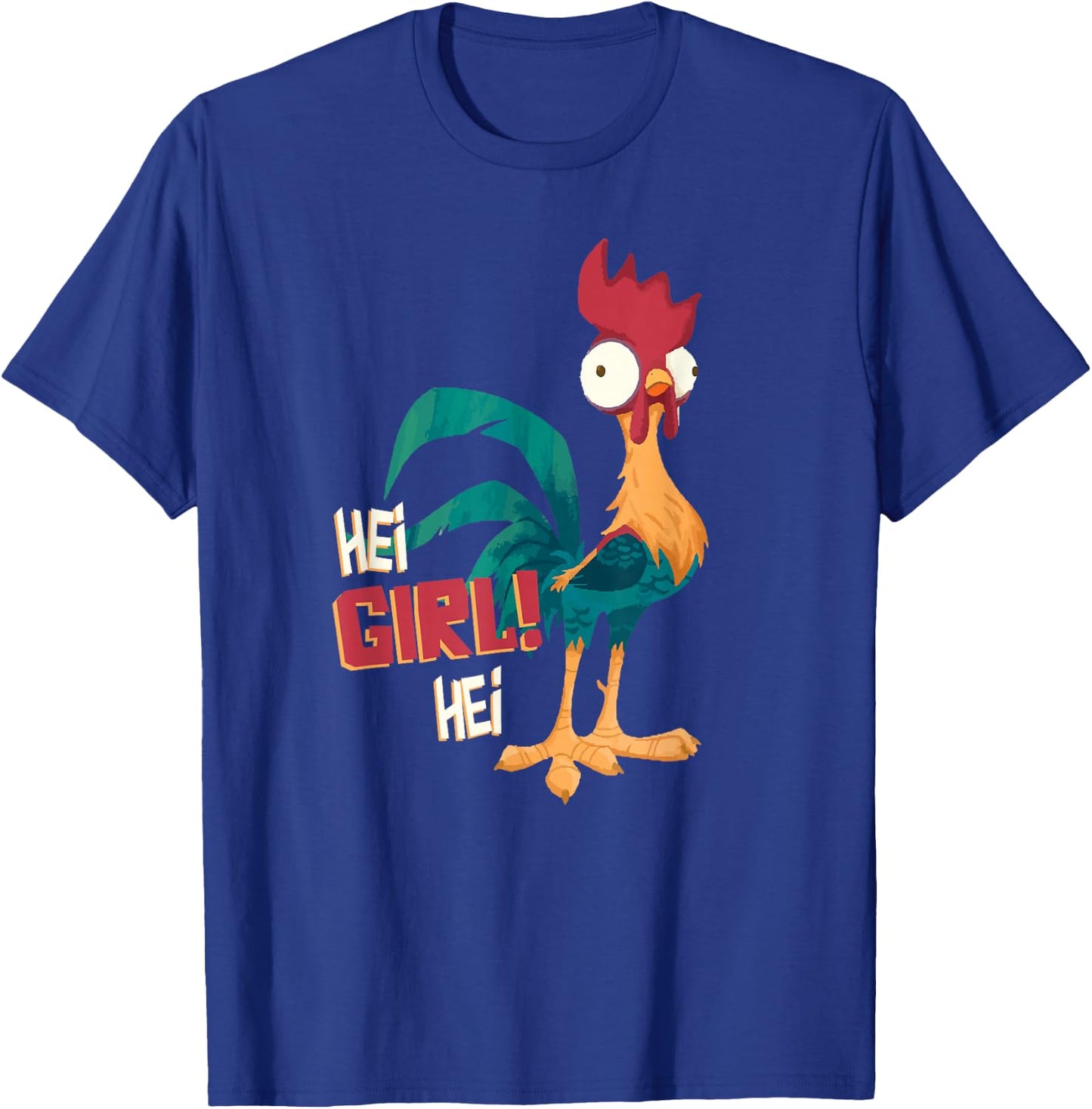 Disney Moana Hei Hei Chicken Hei Girl Hei T-Shirt - T-Shirt | Royal