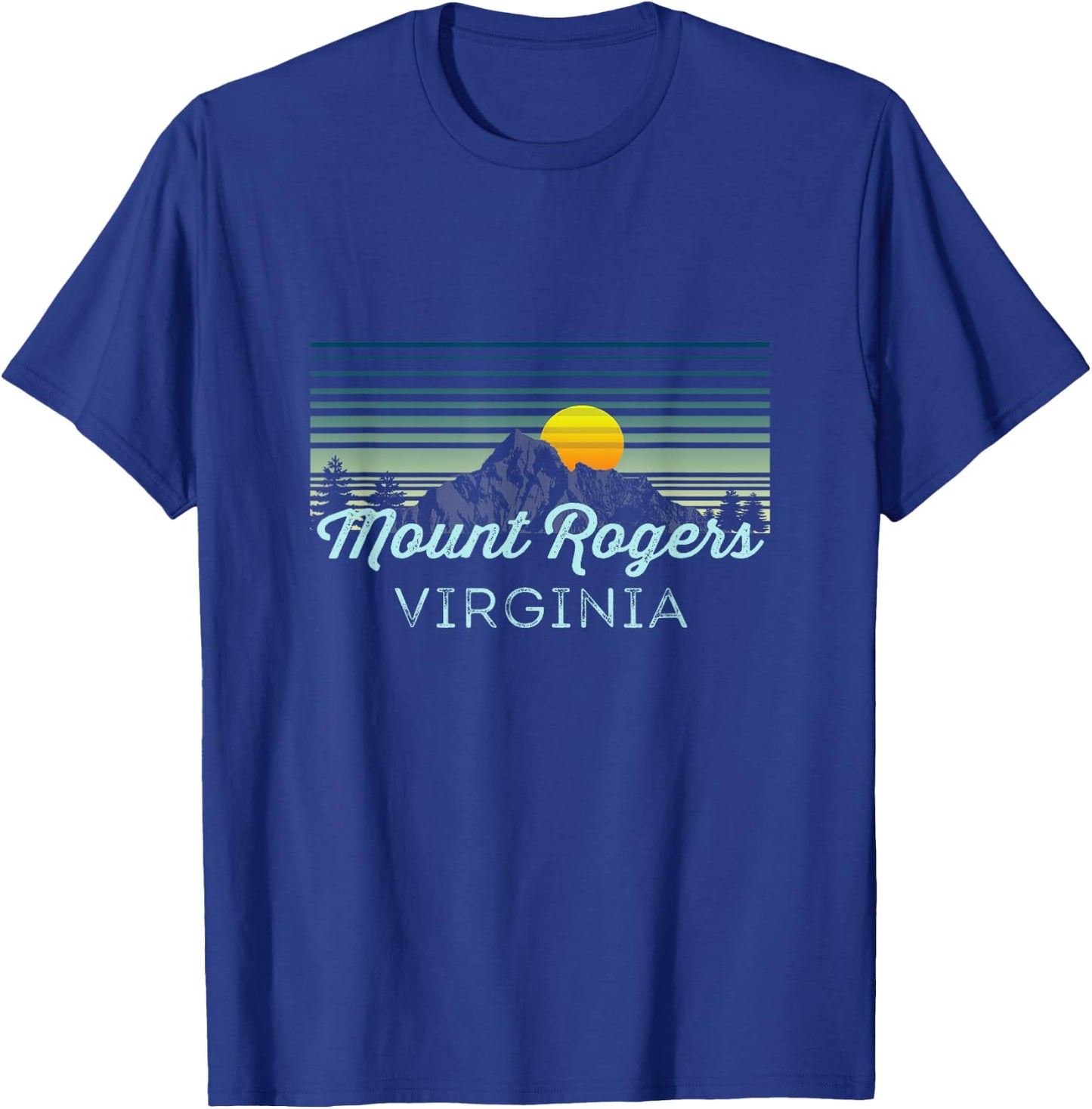 Mount Rogers Retro Clothes & Gear - Mount Rogers Souvenir T-Shirt - T-Shirt | Royal